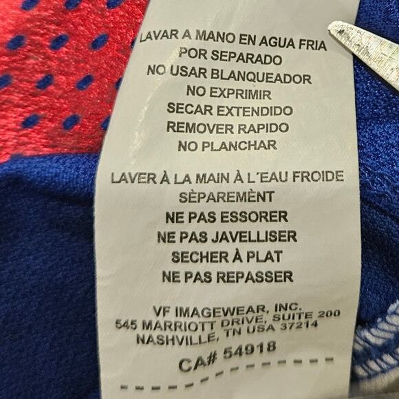 Majestic NY Giants Lace-Up Bling Jersey Size L - Picture 6 of 8